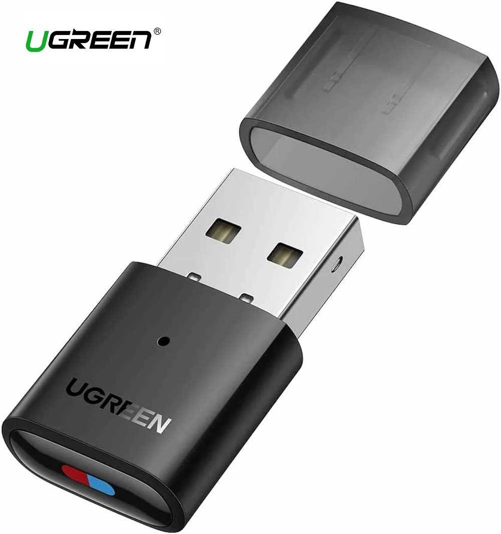 UGreen Adaptador Bluetooth 5.0 USS Negro - Comercio Electrónico