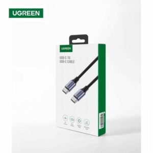 Cable Trenzado de Datos y Carga USB-C V2.0 Macho Macho 3A 60W Negro, 2 Metros