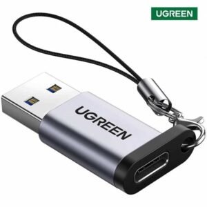 Convertisor de USB A a USB Tipo C 3.0, Velocidad 5GBPS, Color Gris - Genérica