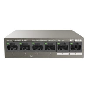 Switch POE Gigabit 4 Puertos + Protección 6KV por Genérica