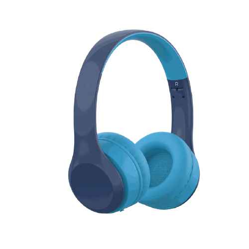 Auriculares inalámbricos Bluetooth 5.1 con tarjeta TF FM y AUX - H626BTCARTOON-BLUE