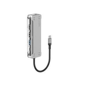 Havit HB4020-Silver: Adaptador USB 3/HDTV Tipo C con 2 Puertos USB 2.0