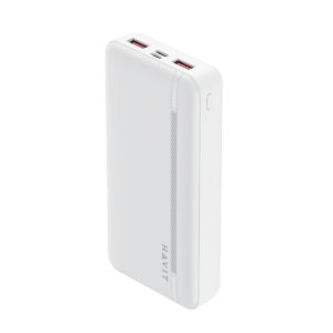 Power Bank 20000mAh Blanco Rápido y Seguro