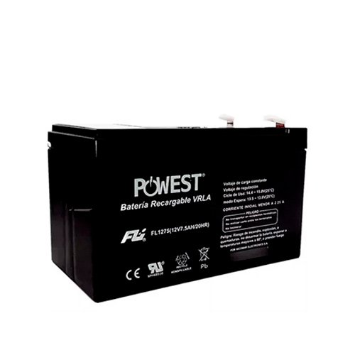 BATERIA SELLADA 12V-7.5AH REF. FL1275GS