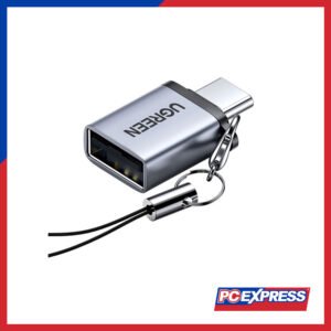 Adaptador USB-C Macho a USB 3.0 Hembra para MacBook Pro, Color Gris - Genérica
