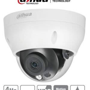 Cámaras IP Domo Semimetalico 4MP@20FPS con Lente Fijo y WDR