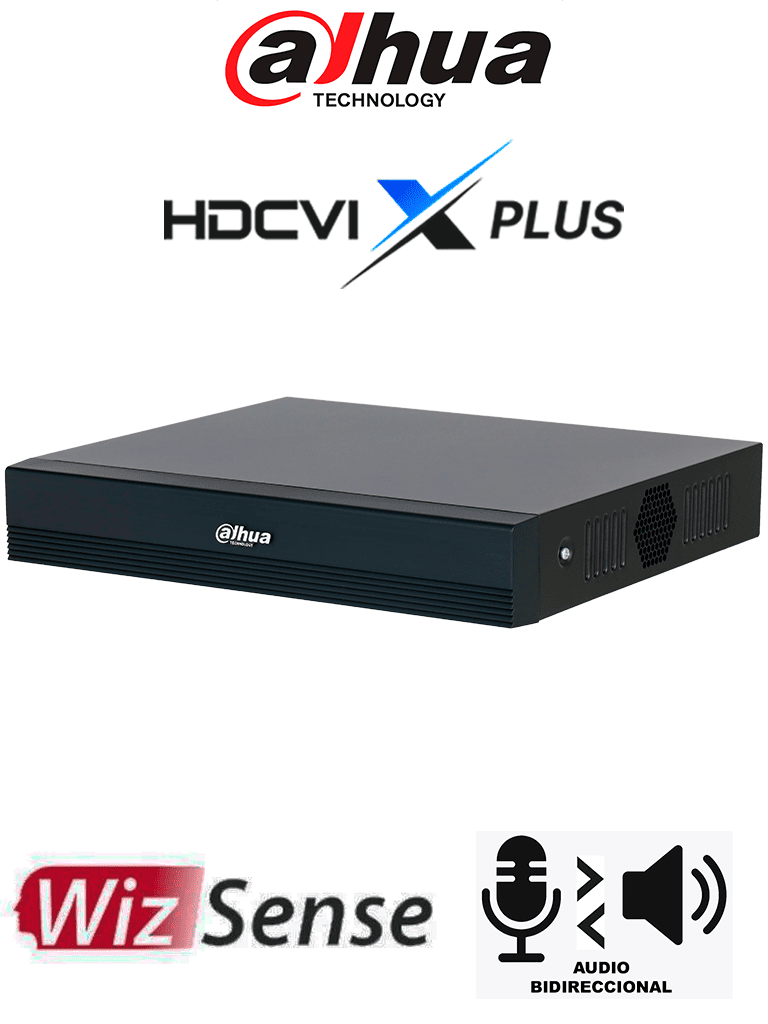 XVR 16CH + 2CH IP Audio Bidireccional Grabación hasta 1080N
