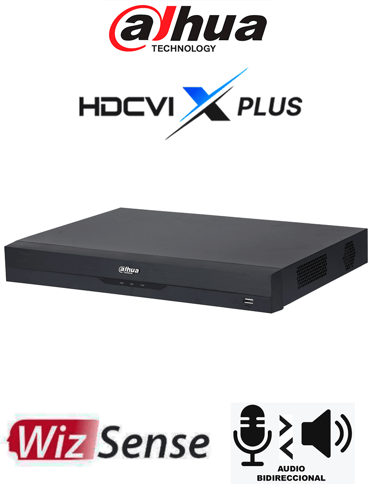 Cámara de seguridad IP DAHUA DH-XVR5232AN-I3-T con AI y grabación hasta 5M-N