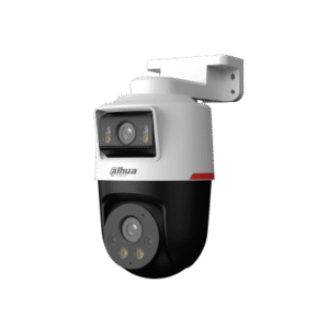 Cámara IP Dual 4MP con Lente Fijo y Detec. Humo/Vehículo
