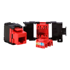 JACK CAT 6A UTP ROJO