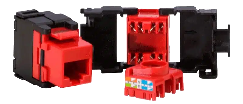 JACK CAT 5E UTP ROJO