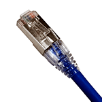 Cableado de Red para Centro de Datos - Patch Cord Cat6A Azul 0.5m