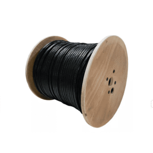 Cable UTP Cat6A Sin Blindar Exterior 305mts 23AWG Chaqueta PE Negra