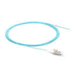Pigtails Fibra Óptica Multimodo OM4 Simplex Conector LC Chaqueta Aqua PVC 0.9mm 1,5m - Image 3