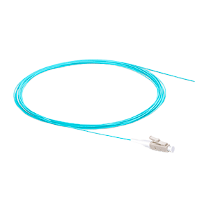 Pigtails Fibra Óptica Multimodo OM4 Simplex Conector LC Chaqueta Aqua PVC 0.9mm 1,5m - Image 2