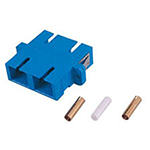 Adaptadores Fibra Óptica para Caja LIU Puertos Duplex SC-SC Multimodo