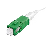 Conector SC Fusionless para Fibra Monomodo G.652.D Verde