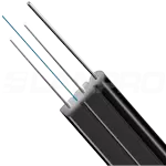 Cable FO FFTH de caída 2 hilos monomodo G657 auto soportado por hilo de acero