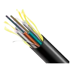 Cable FO con 12 fibras monomodo G.652.D para cableado y infraestructura