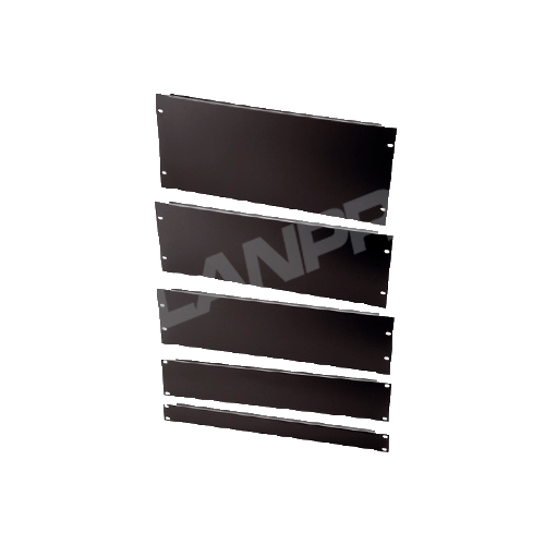 PANEL VACIO EN ACERO 1U PARA GABINETES SERIE 8000 - LANPRO LPR807BLK1U - Image 2