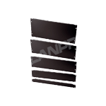 PANEL VACIO EN ACERO 1U PARA GABINETES SERIE 8000 - LANPRO LPR807BLK1U
