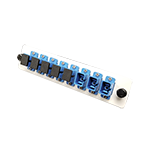 Adaptadores Fibra Óptica Monomodo 8 Piezas SC UPC Azul
