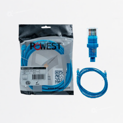 PATCH CORD UTP CAT 6A 5FT AZUL