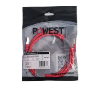 PATCH CORD U/FTP CAT 6A 10FT ROJO