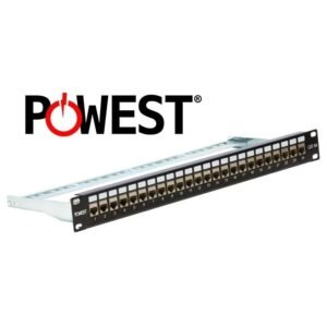 PATCH PANEL CAT 6A 24 PUERTOS 1U