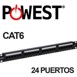 PATCH PANEL – PORT PANEL POWEST CATEGORIA 6