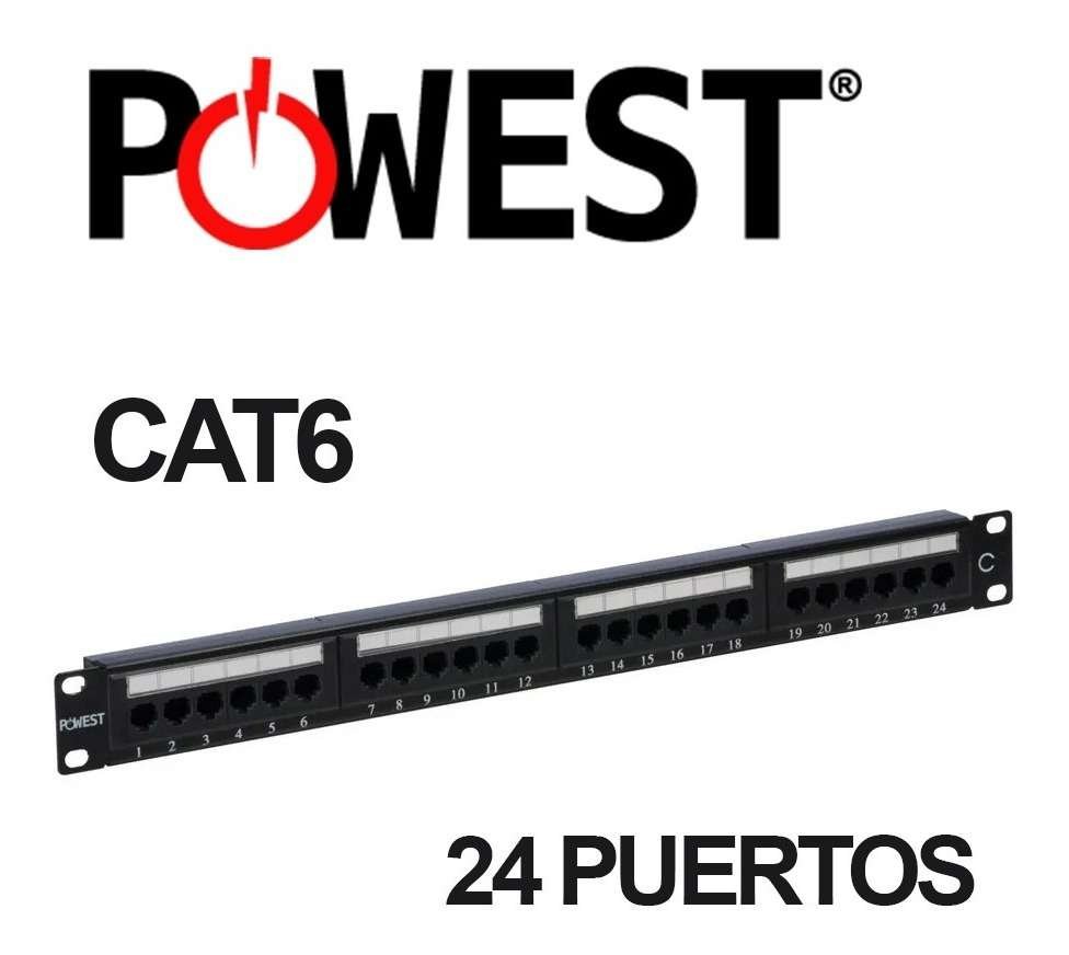 PATCH PANEL – PORT PANEL POWEST CATEGORIA 6