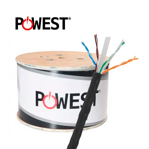 CABLE OUTDOOR UTP CAT 6 PVC (305 MTS)