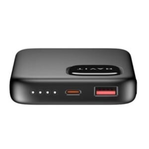 Havit Power Bank Doble Carga, 500mAh, Portátil, Negro-Gris