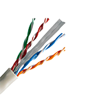 Cable UTP Cat 6 Enerline 305M 24AWG Fluke Pass para Redes de Comunicación