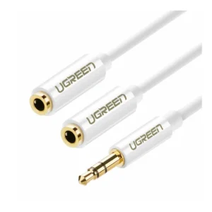 Cable de Audio Macho a 2 Hembras 3.5mm Negro UGREEN AV134-20816
