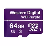 Almacenamiento de Video Vigilancia - MicroSD WD Purple Clase 10 64GB