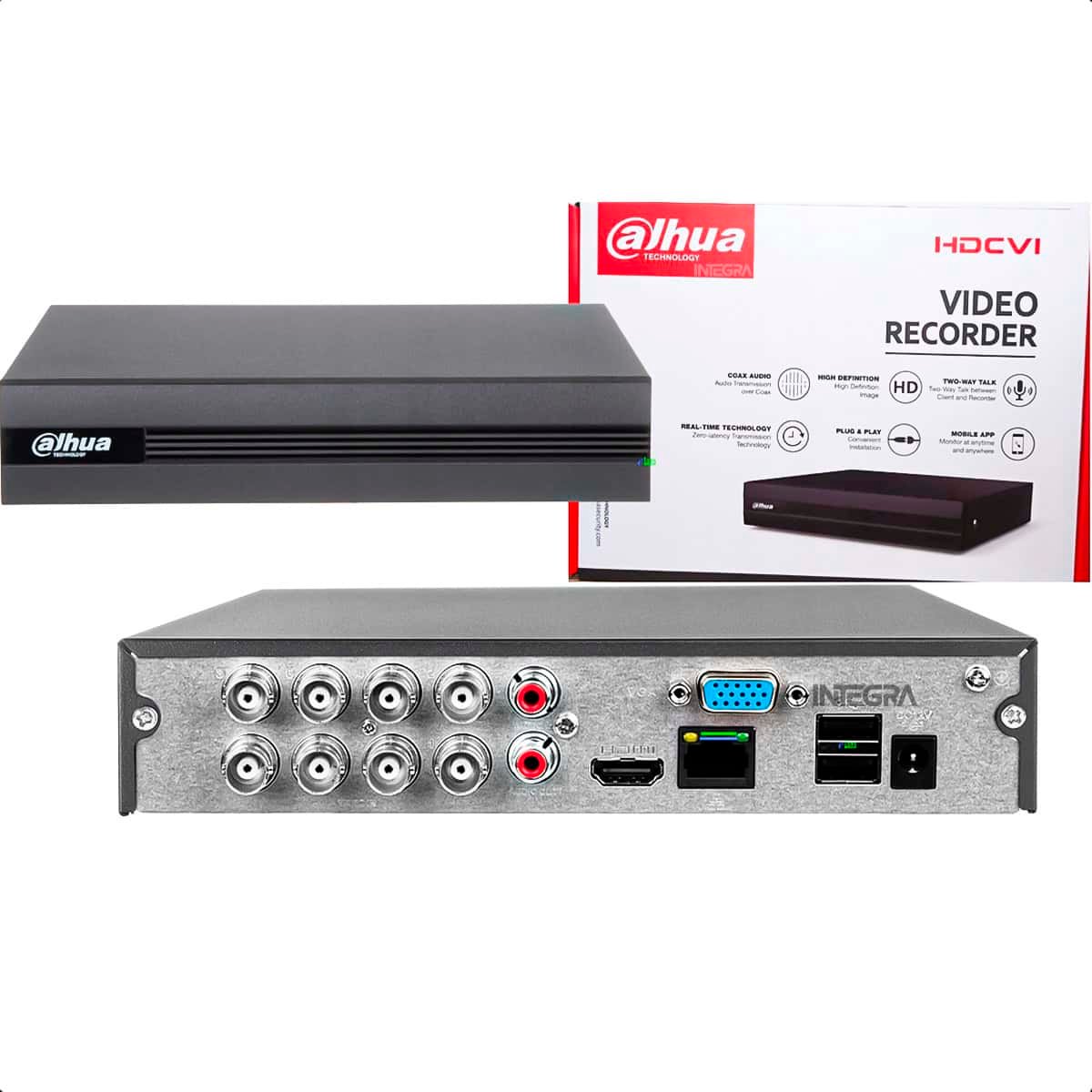Grabador de vídeo digital WizSense de 8 canales, pentabrida 5M-N/1080p, Cooper, 1U, 1SSD, 1T