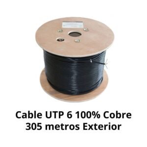 Cable UTP Cat 6 Exterior para Redes de Alta Velocidad