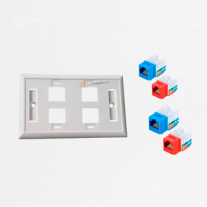 FACE PLATE CUADRUPLE