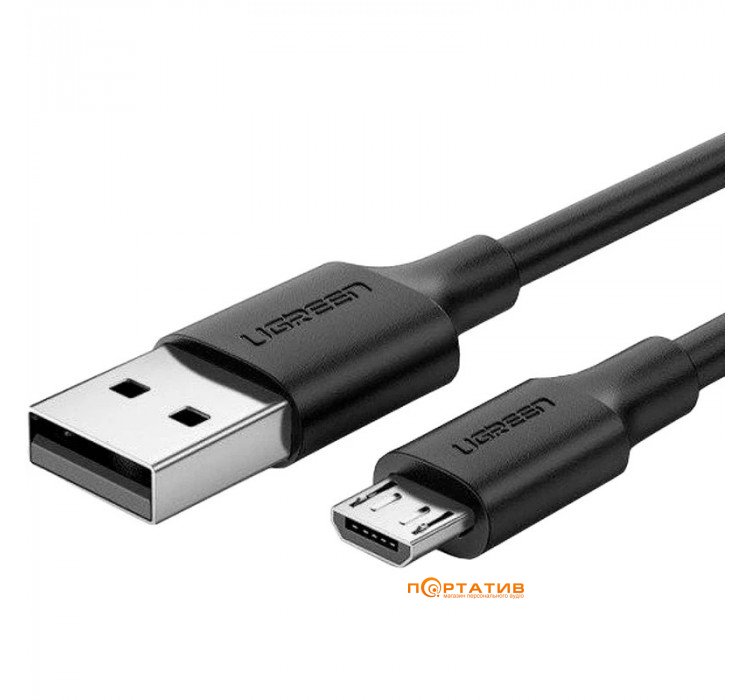 Cable USB-A a Micro USB Ugreen 2A Max, Negro 2M