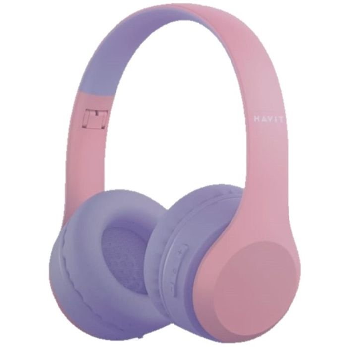 Auriculares inalámbricos H626BT-PINK con Bluetooth 5.1 y tarjeta TF FM