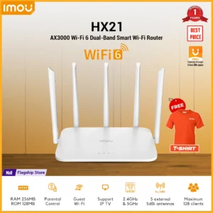 Router WiFi 6 AX3000 Genérica HX21-IMOU