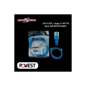 PATCH CORD CAT 6 7FT AZUL